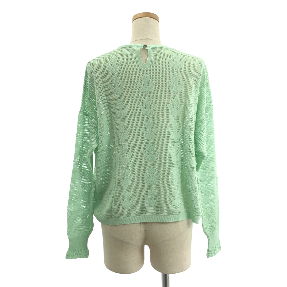 [狀況極佳] mina perhonen | 2024SS | tulip / 鬱金香亞麻棉針織套頭衫 | 40碼 | 全新 | 女款