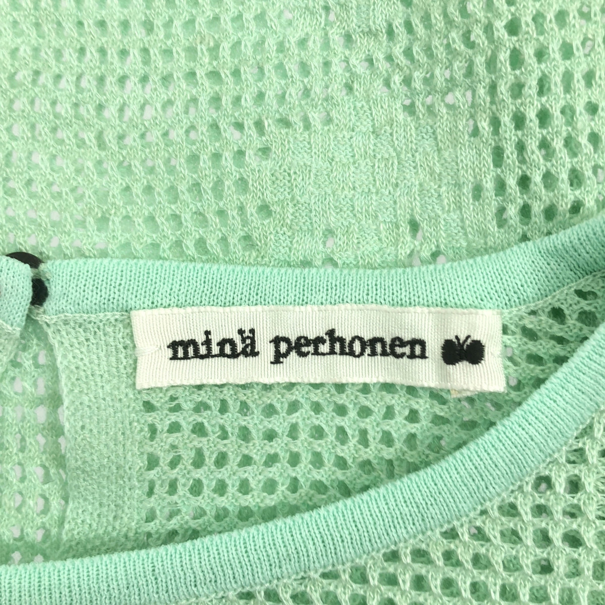 [狀況極佳] mina perhonen | 2024SS | tulip / 鬱金香亞麻棉針織套頭衫 | 40碼 | 全新 | 女款