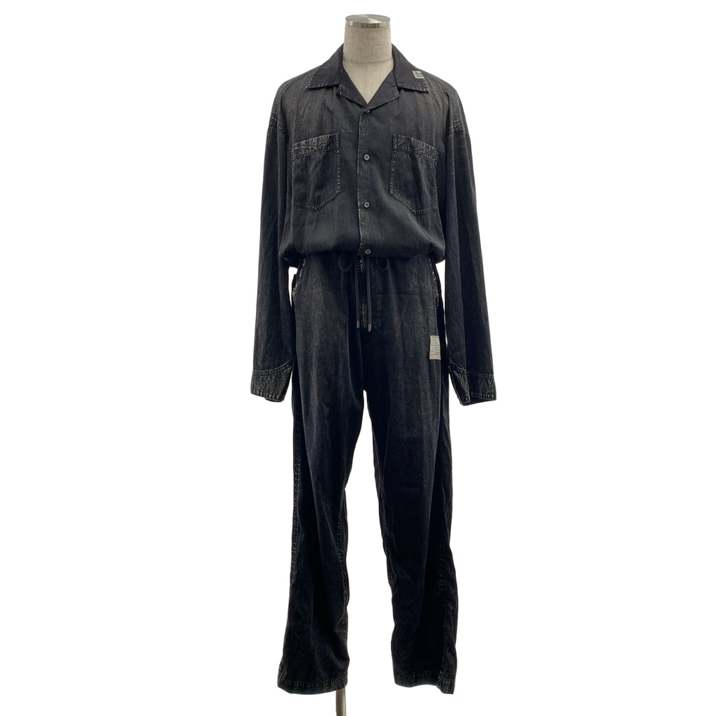 Maison MIHARA YASUHIRO / メゾンミハラヤスヒロ | 2025SS | AGED JUMPSUIT レーヨン コットン ジャンプスーツ | 46 | メンズ