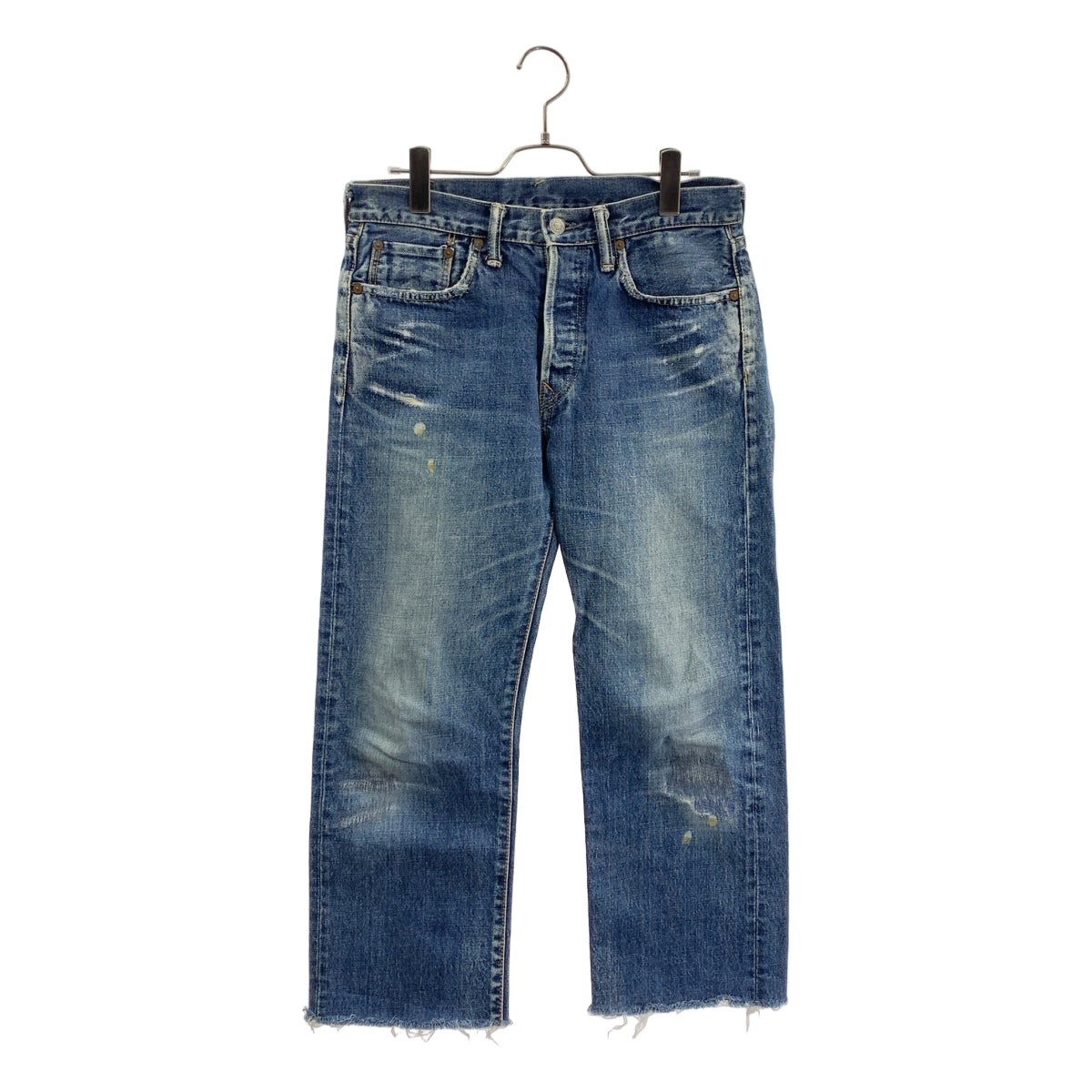 45r / フォーティファイブアール | カットオフ ダメージ加工 デニム パンツ | 3 | レディース