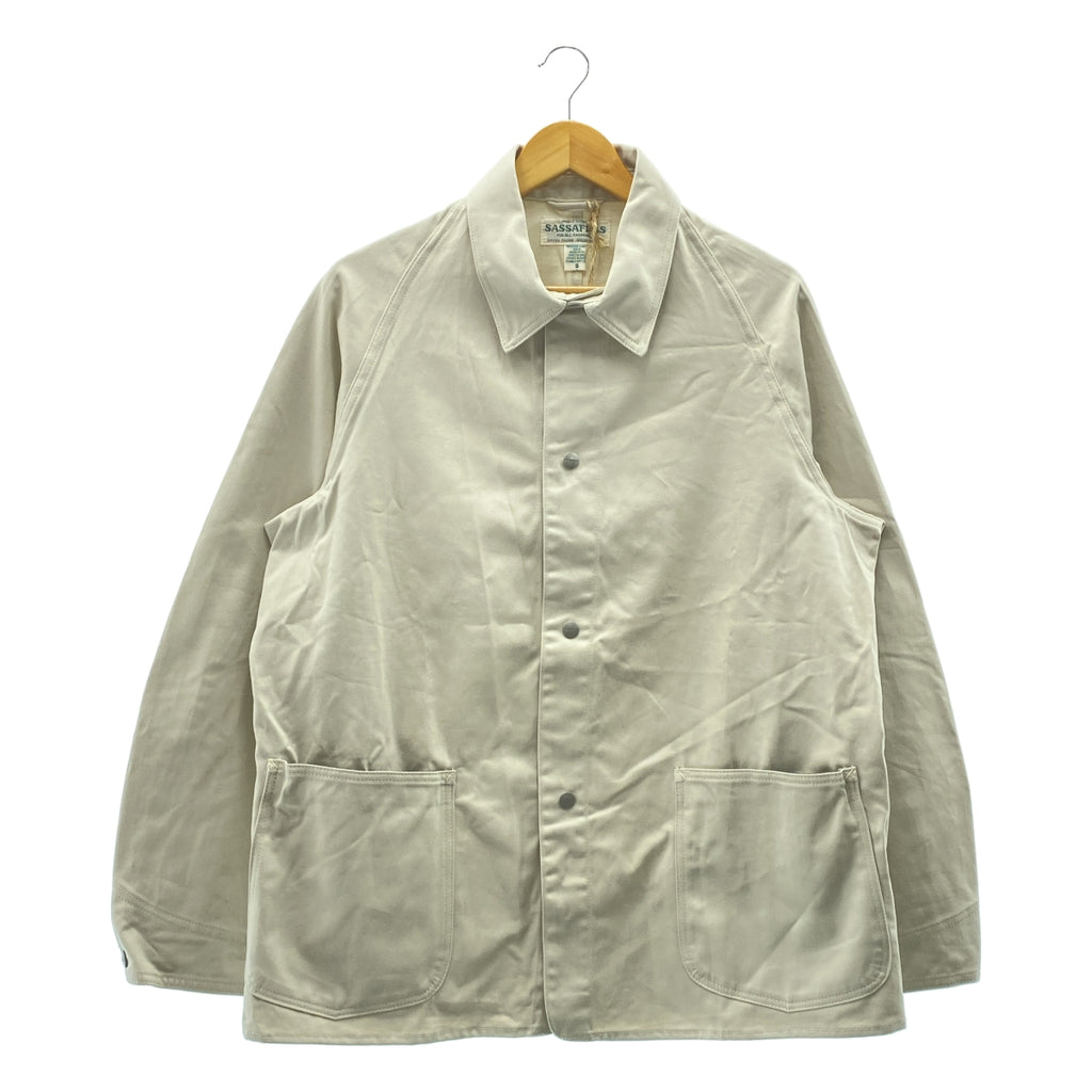 SASSAFRAS / 사사후라스 | Pruner Coat Military Satin 밀리터리 새틴 프루너 코트 | S | 남성