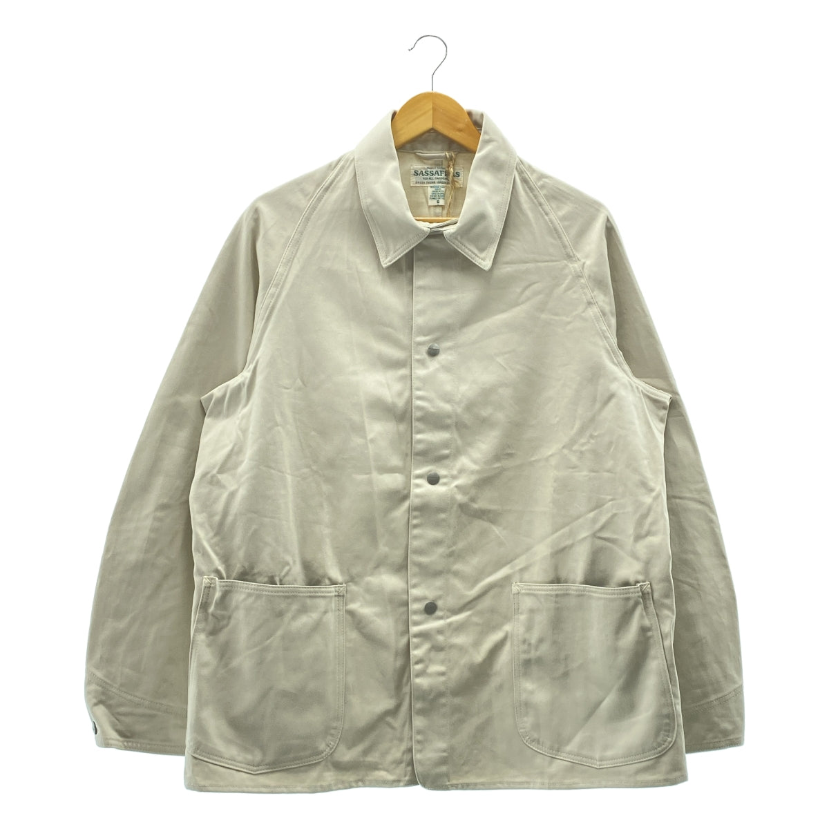 SASSAFRAS / 사사후라스 | Pruner Coat Military Satin 밀리터리 새틴 프루너 코트 | S | 남성