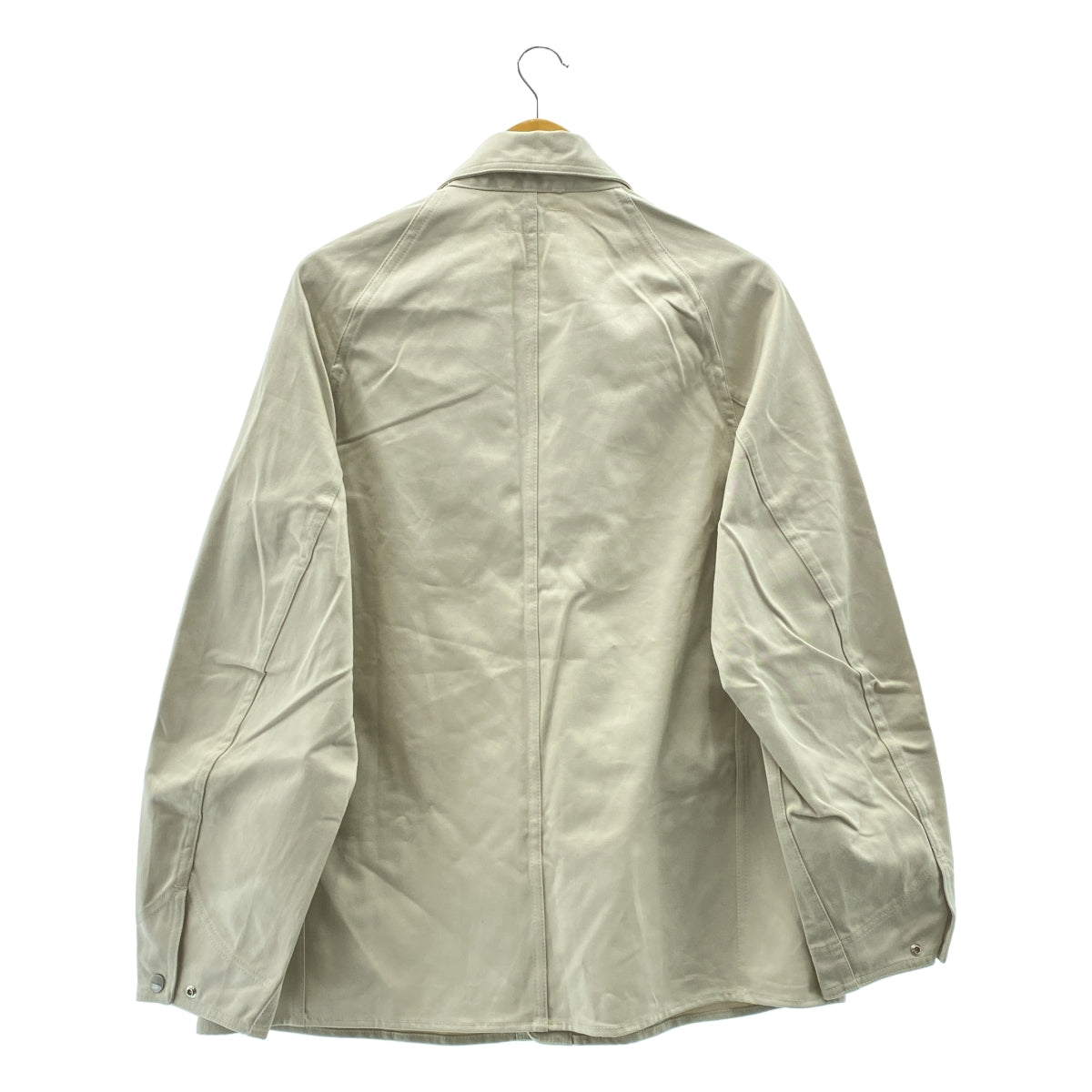 [新品] SASSAFRAS | Pruner 軍裝緞面外套 | S 碼 | 象牙白 | 男款