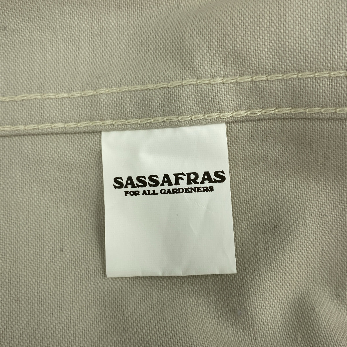 【新品】  SASSAFRAS / ササフラス | Pruner Coat Military Satin ミリタリーサテン プルーナーコート | S | アイボリー | メンズ