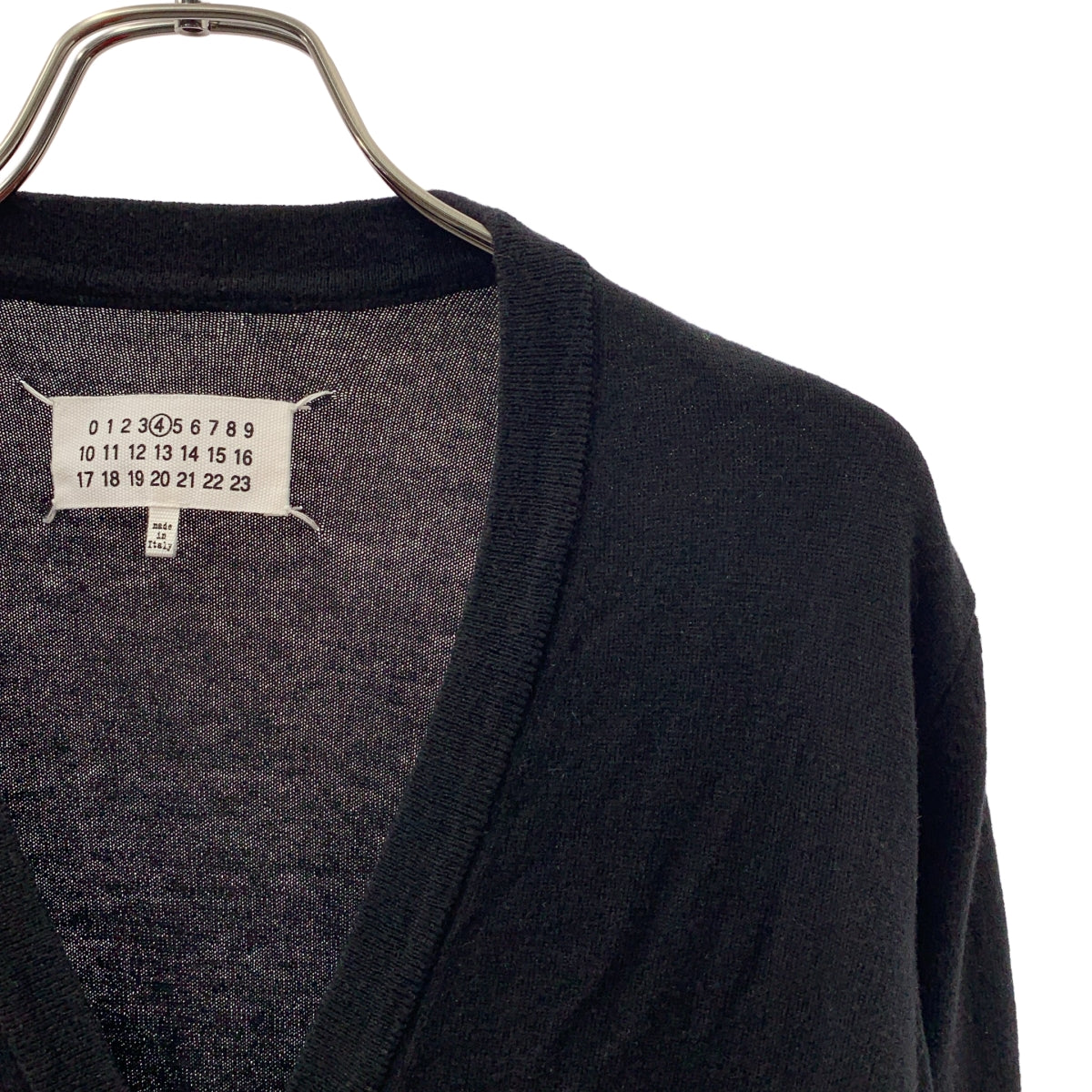 Maison Martin Margiela | 2014 秋冬系列 | 羊毛手肘拼接 V 領開襟衫 | M 碼 | 女款