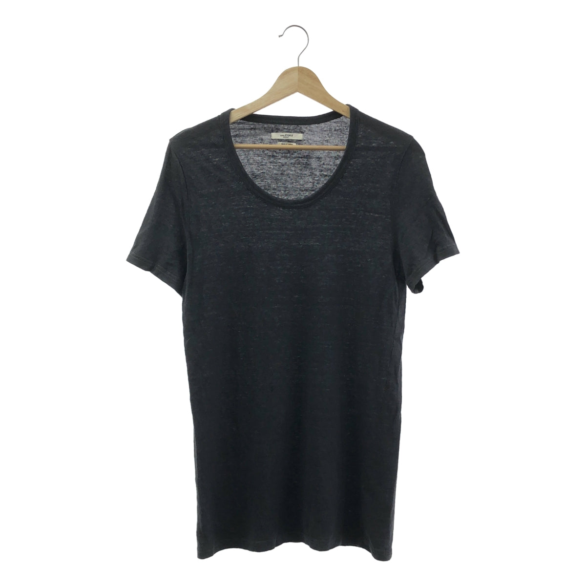 ISABEL MARANT ETOILE | 亞麻圓領T卹 | M碼 | 炭灰色 | 女款