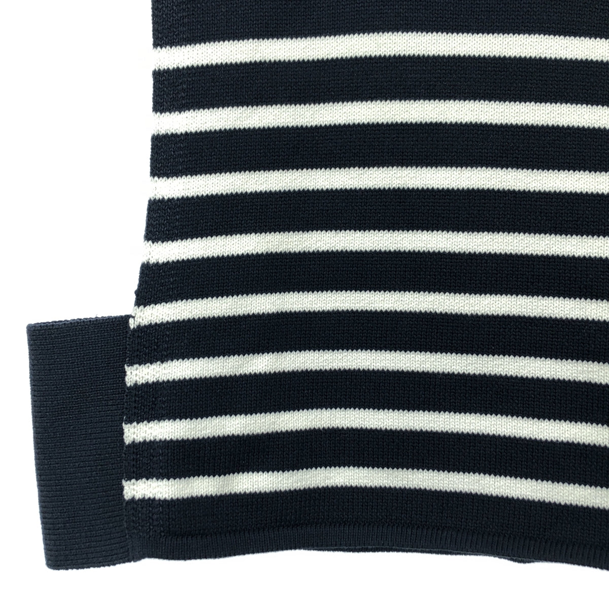 HYKE | 2022SS | STRIPED SWEATER CROPPED TOP Knit Vest | Navy/White | Women's