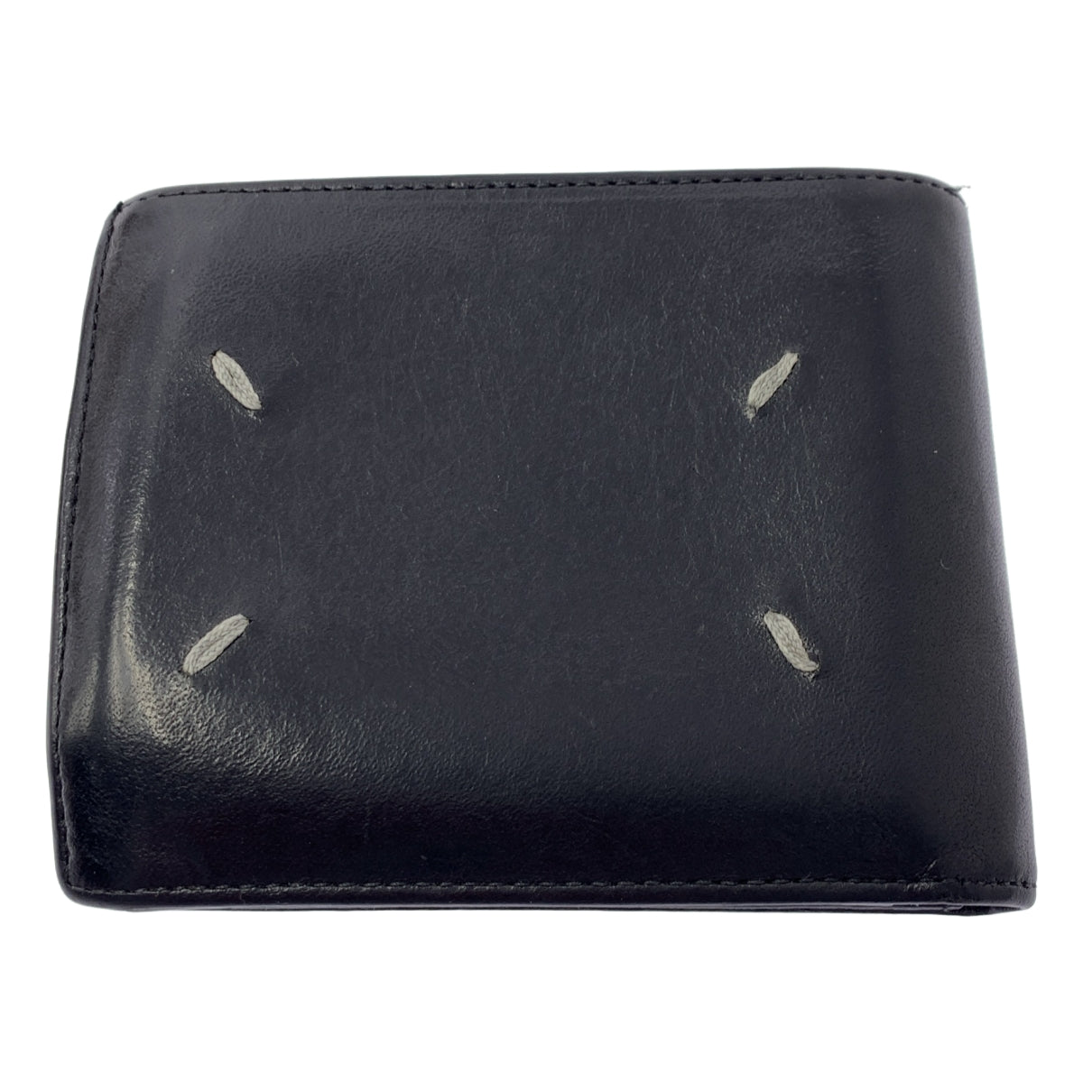 Maison Margiela / メゾンマルジェラ | 4ステッチ レザー ウォレット | ブラック | メンズ
