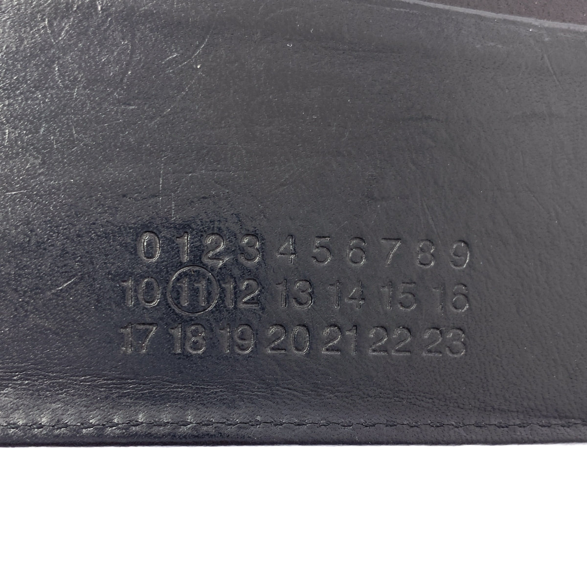 Maison Margiela / メゾンマルジェラ | 4ステッチ レザー ウォレット | ブラック | メンズ