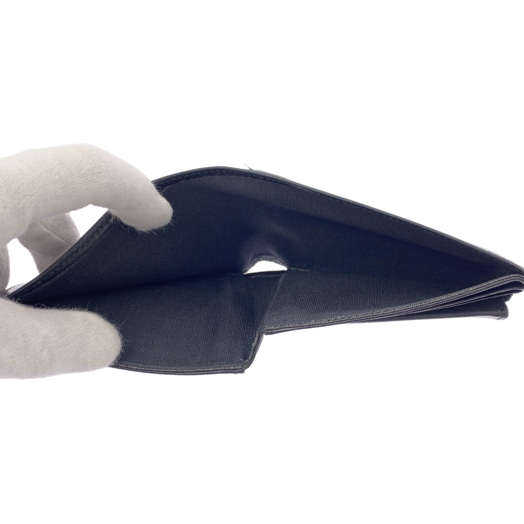 Maison Margiela / 馬丁馬吉拉 | 四縫線皮革短夾 | 黑色 | 男款