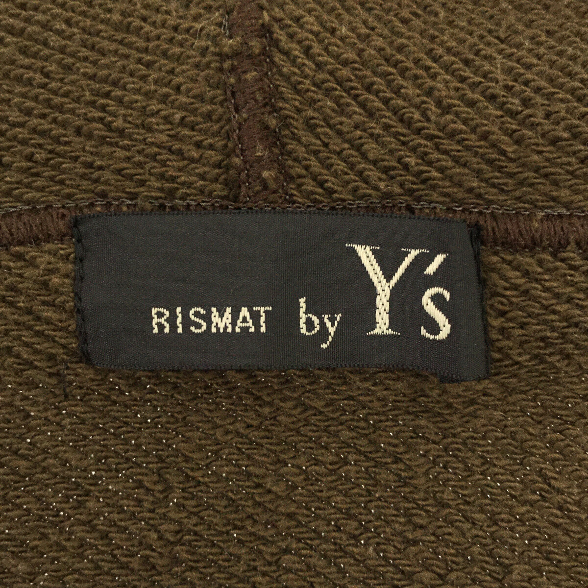 RISMAT by Y’s / リスマットバイワイズ | 2020AW | ALANニットスリーブ スウェットコート | 2 | カーキ/ブラウン | レディース