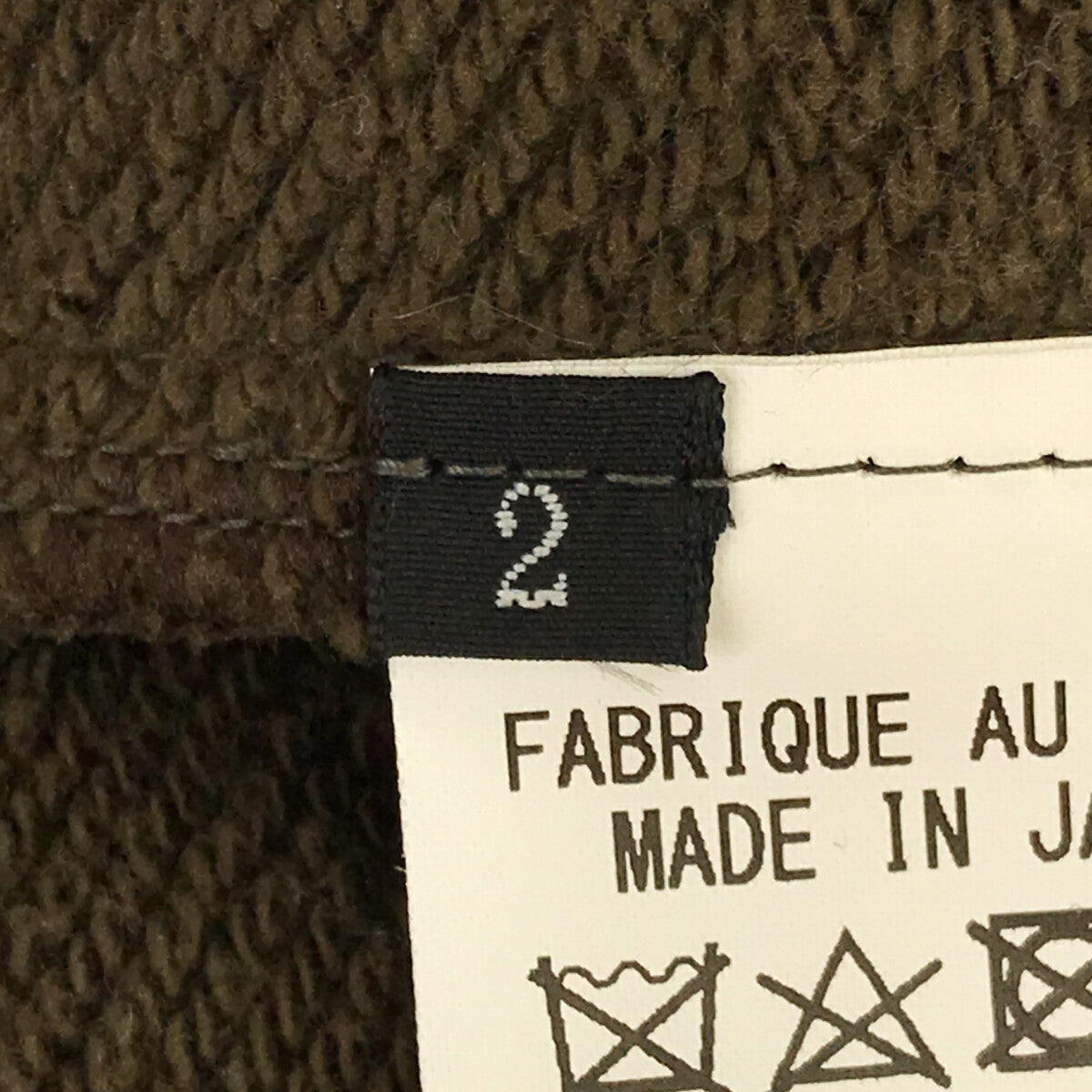 RISMAT by Y’s / リスマットバイワイズ | 2020AW | ALANニットスリーブ スウェットコート | 2 | カーキ/ブラウン | レディース