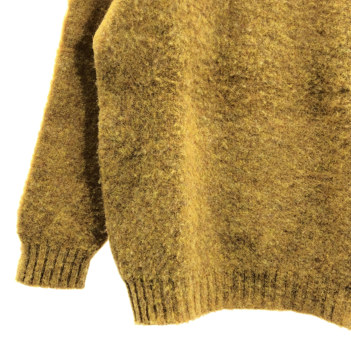 BEAMS PLUS / 빔 스플러스 | SHETLAND ISLAND 크루넥 울 니트 | XL |