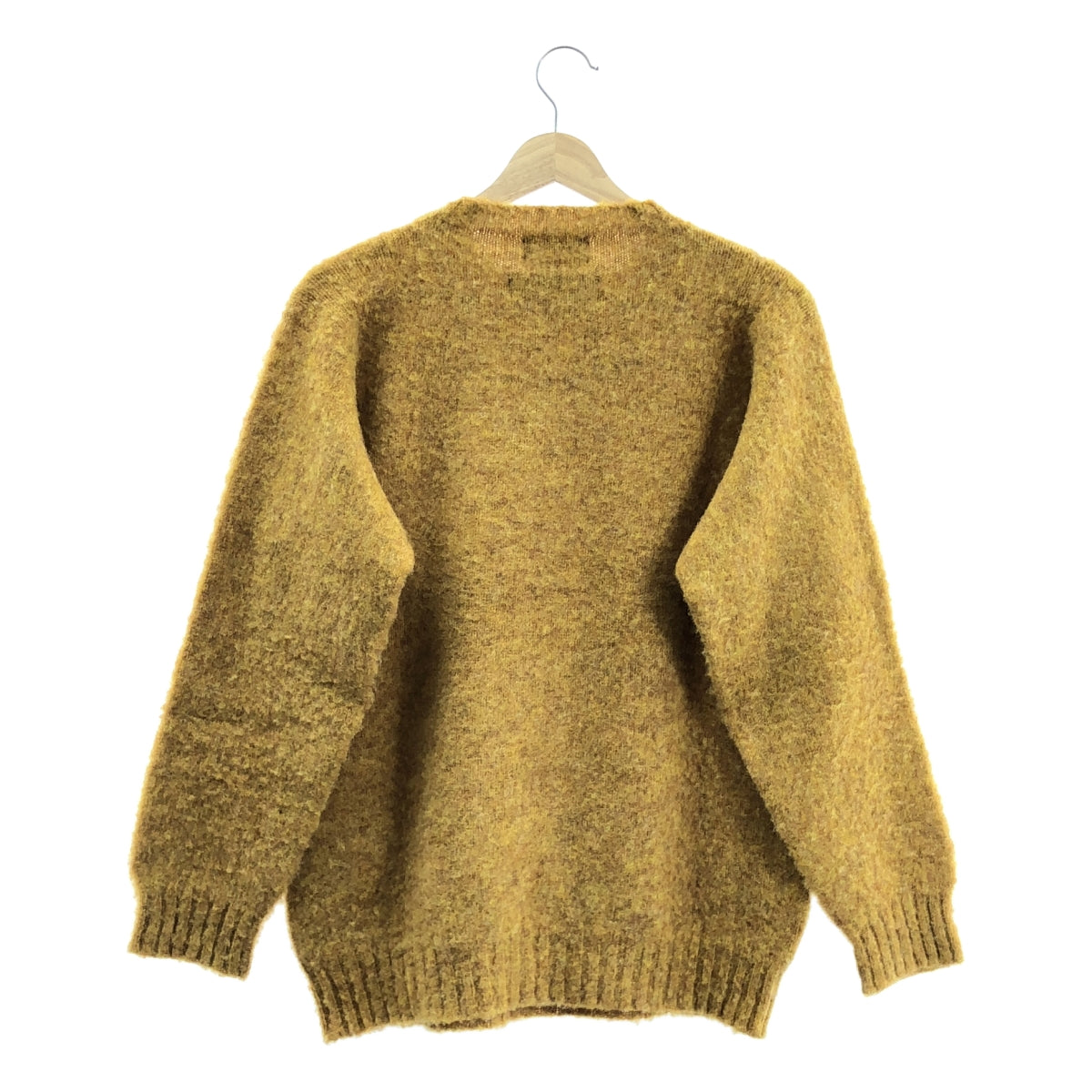 BEAMS PLUS / 빔 스플러스 | SHETLAND ISLAND 크루넥 울 니트 | XL |