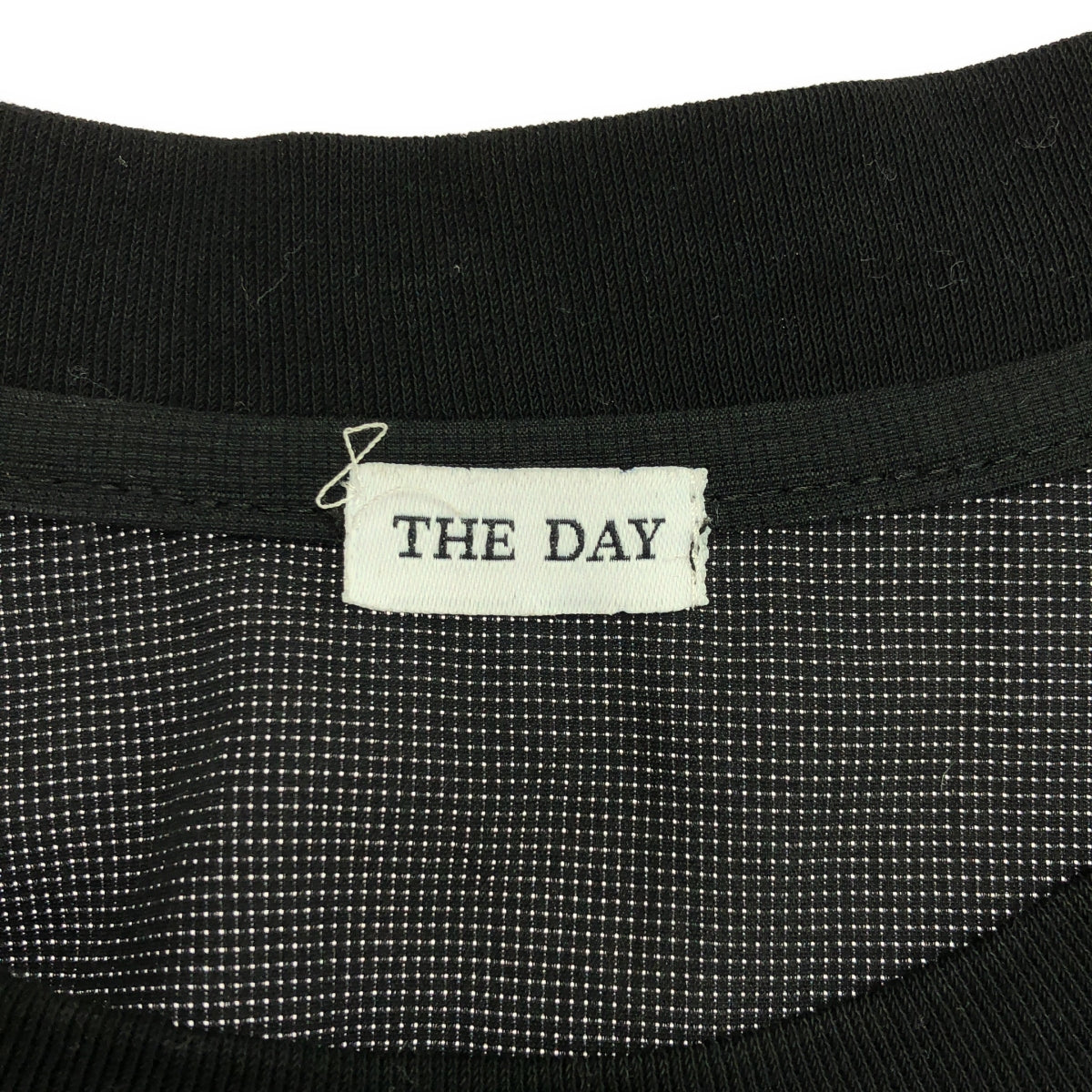 THE DAY | 2024SS | Ventilation Stretch T-Shirt Cut and Sew | 1 | Black | Men's