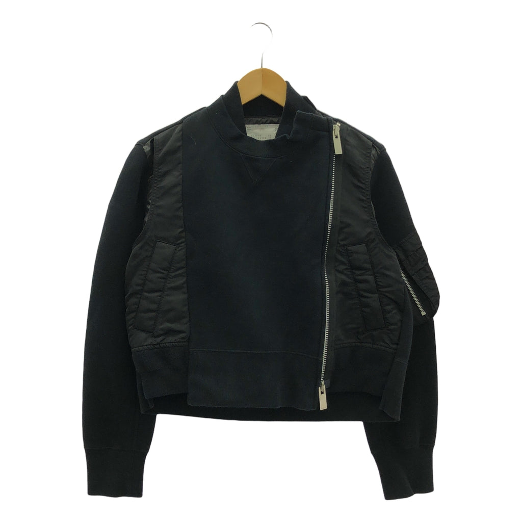 sacai / Sacai | MA-1 Docking 運動外套 | 2 | 黑色/海軍藍 | 女款