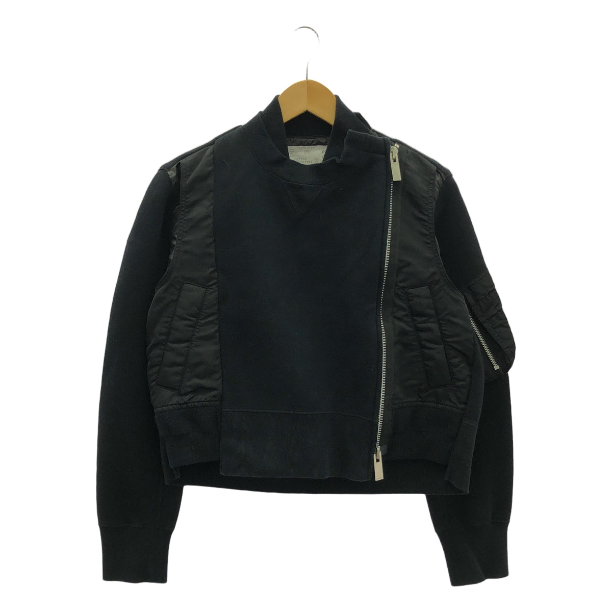 sacai / Sacai | MA-1 Docking 運動外套 | 2 | 黑色/海軍藍 | 女款