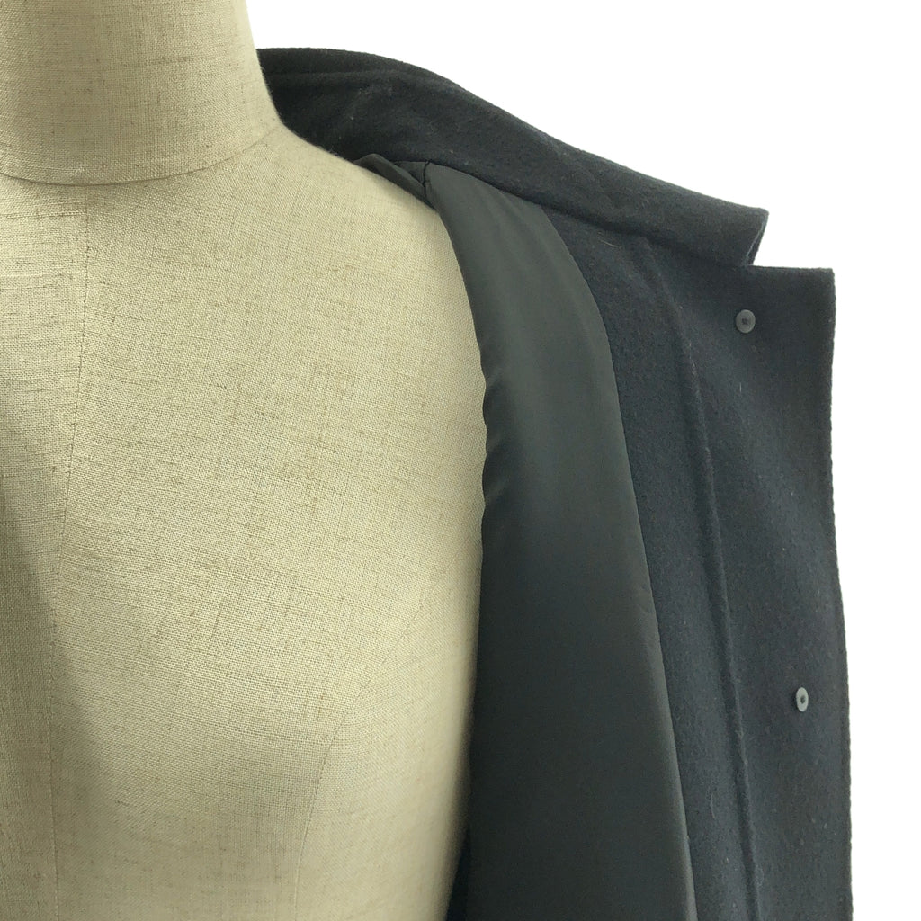 【美品】  ISSEY MIYAKE PERMANENTE / イッセイミヤケペルマネンテ | 1997AW | ウール オーバーシルエット シングル コート / 裏地付き | 2 | ブラック | レディース