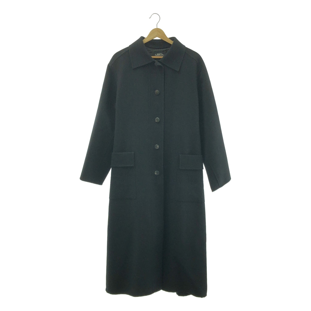 【美品】  ISSEY MIYAKE PERMANENTE / イッセイミヤケペルマネンテ | 1997AW | ウール オーバーシルエット シングル コート / 裏地付き | 2 | ブラック | レディース