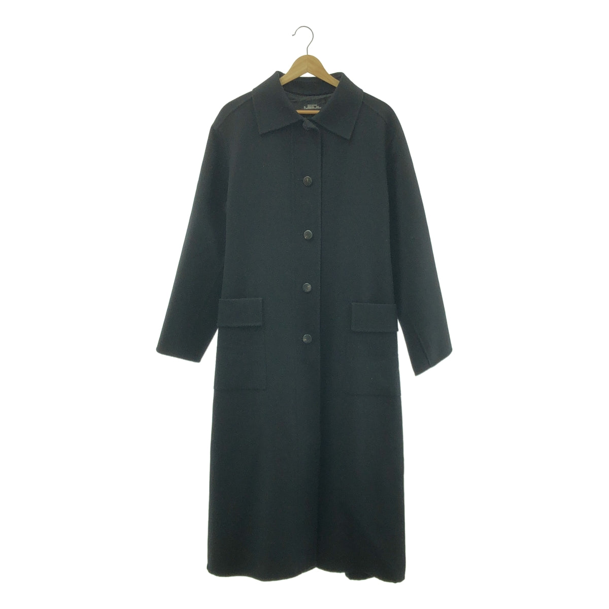 【美品】  ISSEY MIYAKE PERMANENTE / イッセイミヤケペルマネンテ | 1997AW | ウール オーバーシルエット シングル コート / 裏地付き | 2 | ブラック | レディース