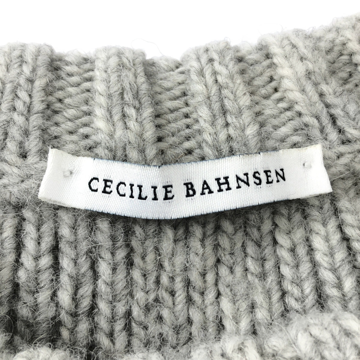 Cecilie Bahnsen / セシリーバンセン | バックオープン ケーブル ニット | M/L | レディース