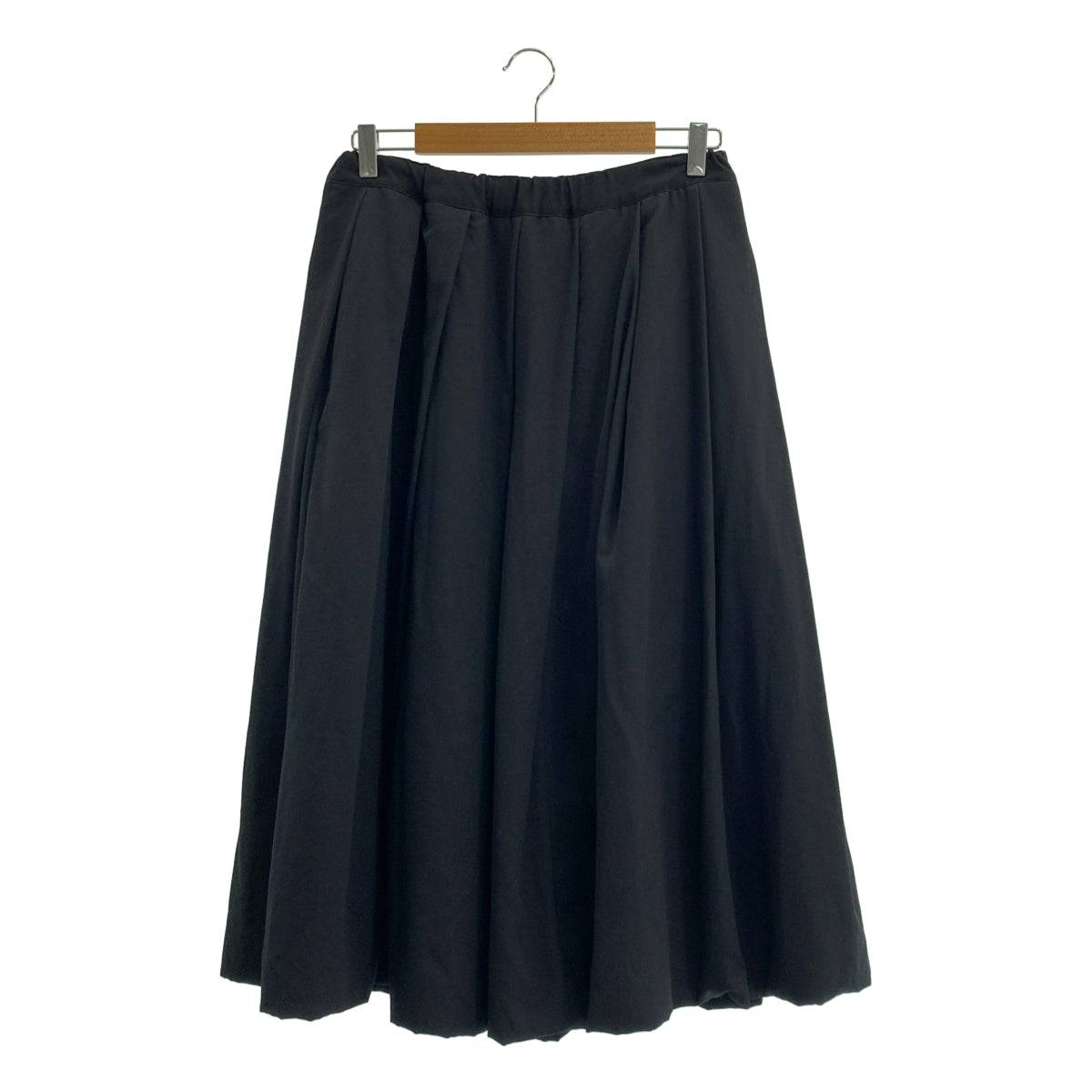 【美品】  COMME des GARCONS / コムデギャルソン | 2018AW | ドローストリング ボリューム スカート | S | ブラック | レディース