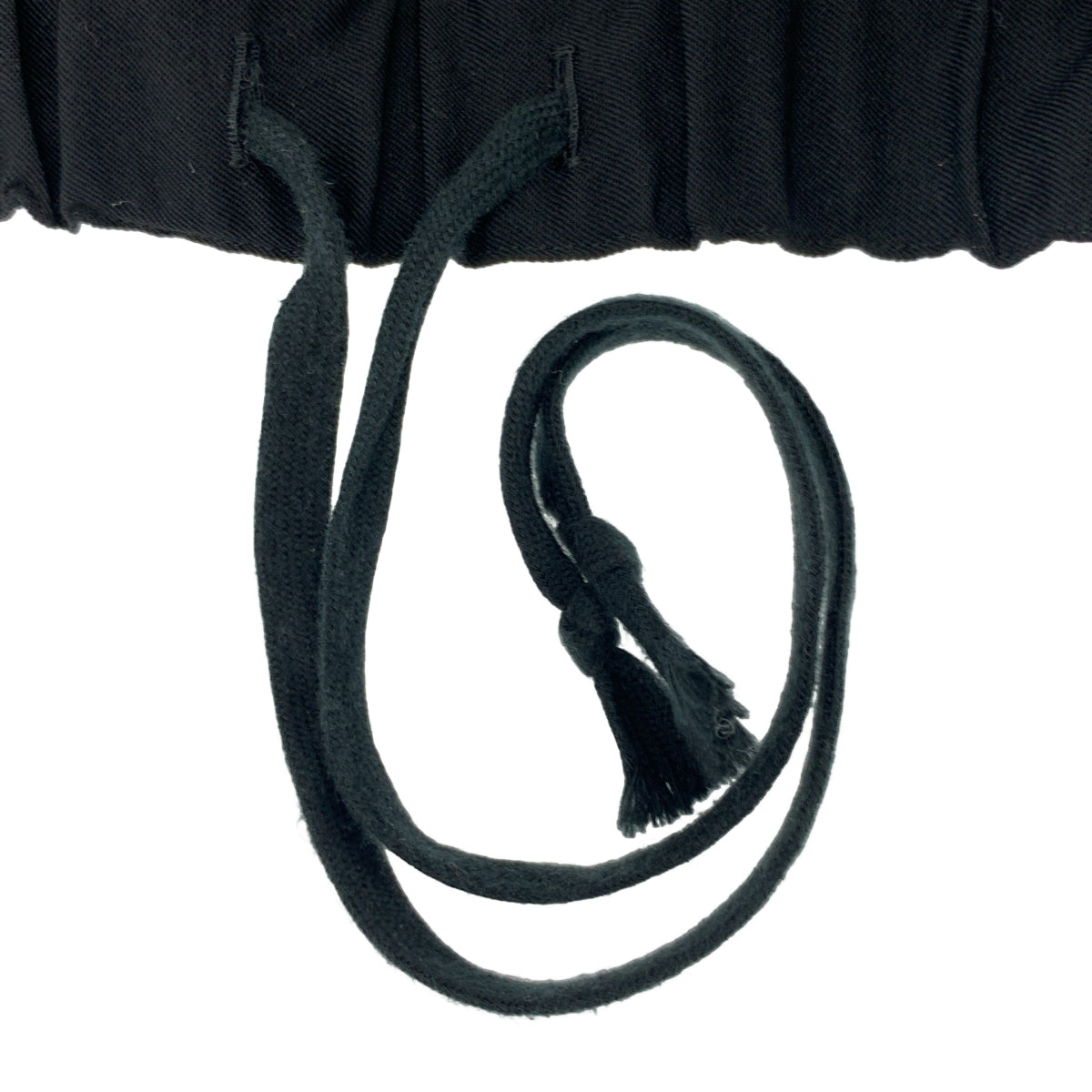 【美品】  COMME des GARCONS / コムデギャルソン | 2018AW | ドローストリング ボリューム スカート | S | ブラック | レディース