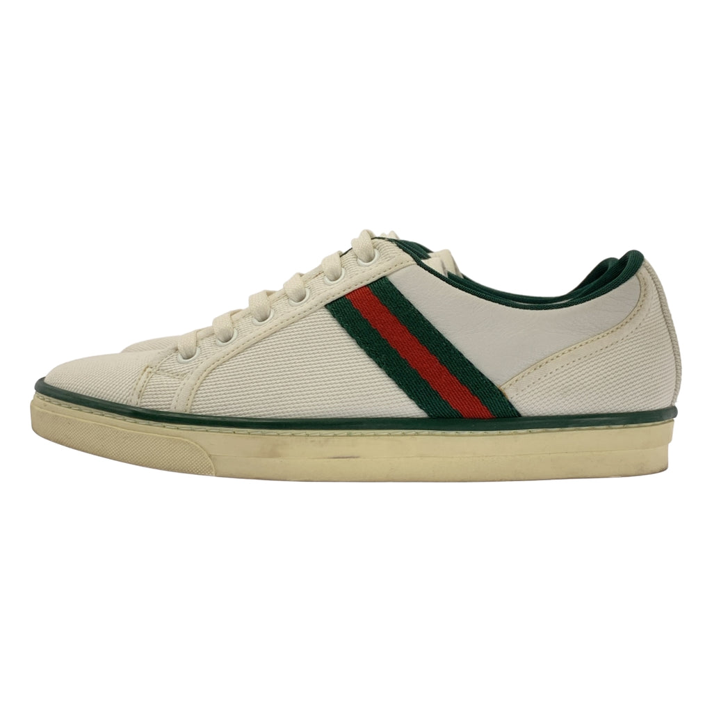GUCCI / 구찌 | 141984 캔버스 × 가죽 셰리 라인 스니커즈 | 23 |