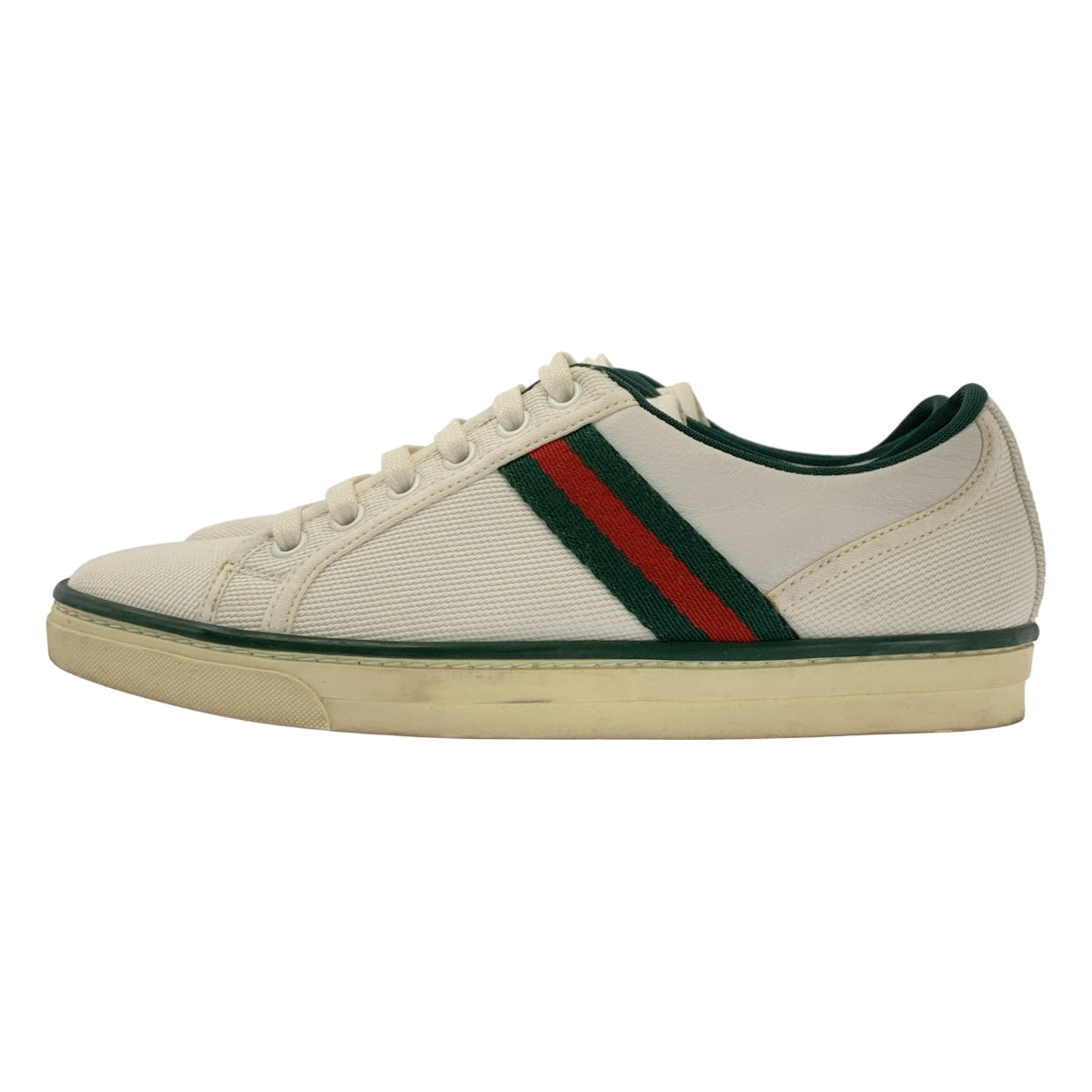 GUCCI / 구찌 | 141984 캔버스 × 가죽 셰리 라인 스니커즈 | 23 |