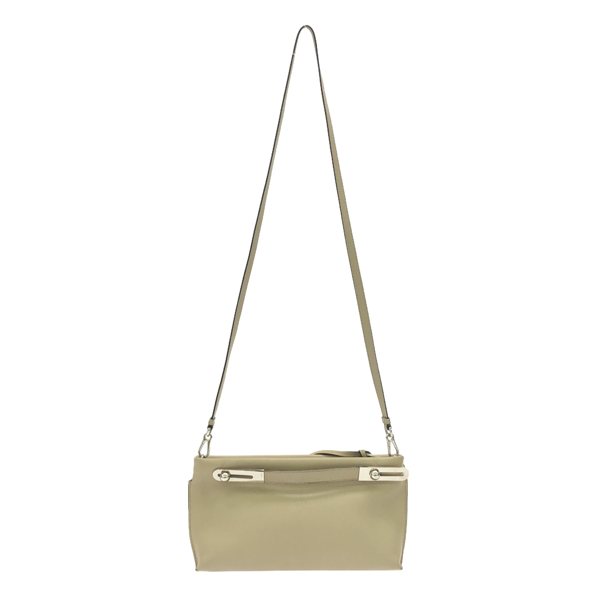 LOEWE / ロエベ | ミッシー スモール レザー ショルダーバッグ | グレージュ | レディース