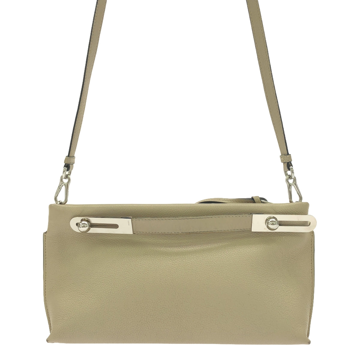 LOEWE / ロエベ | ミッシー スモール レザー ショルダーバッグ | グレージュ | レディース