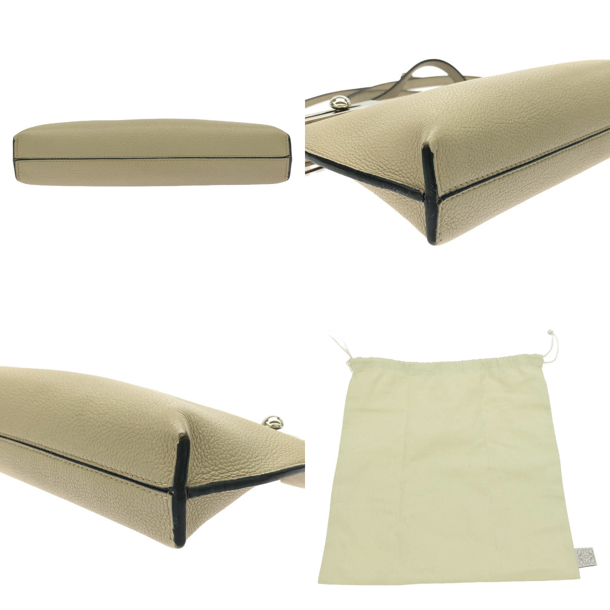 LOEWE / ロエベ | ミッシー スモール レザー ショルダーバッグ | グレージュ | レディース