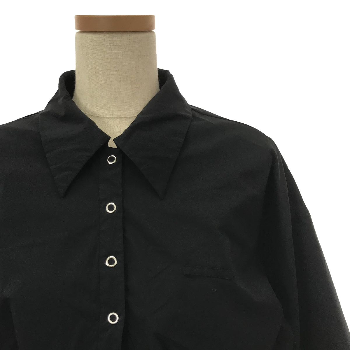 DAWN | HAORI SHIRT BOLERO shirt jacket | Black | Women's