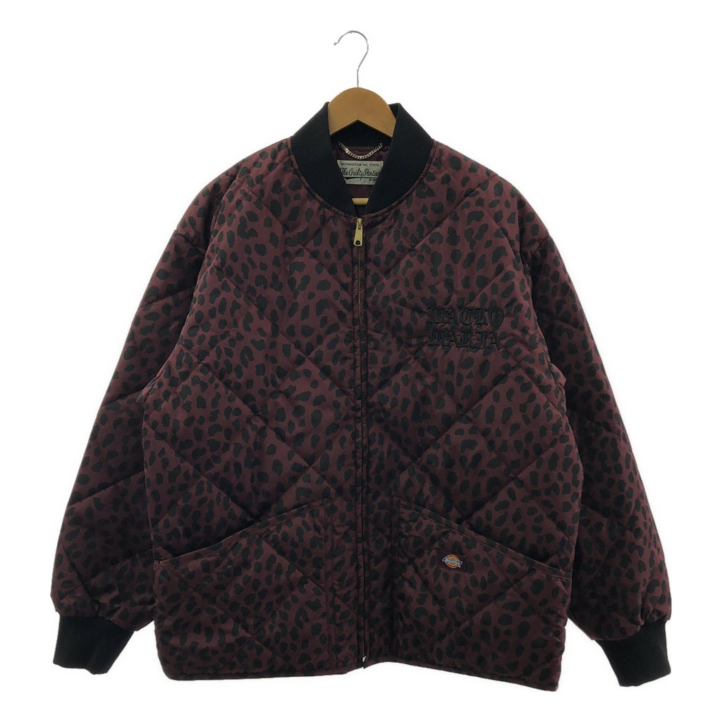 WACKO MARIA / 와코 마리아 | DICKIES / LEOPARD QUILTED JACKET 디키스 레오파드 퀼팅 재킷 | M | 남성