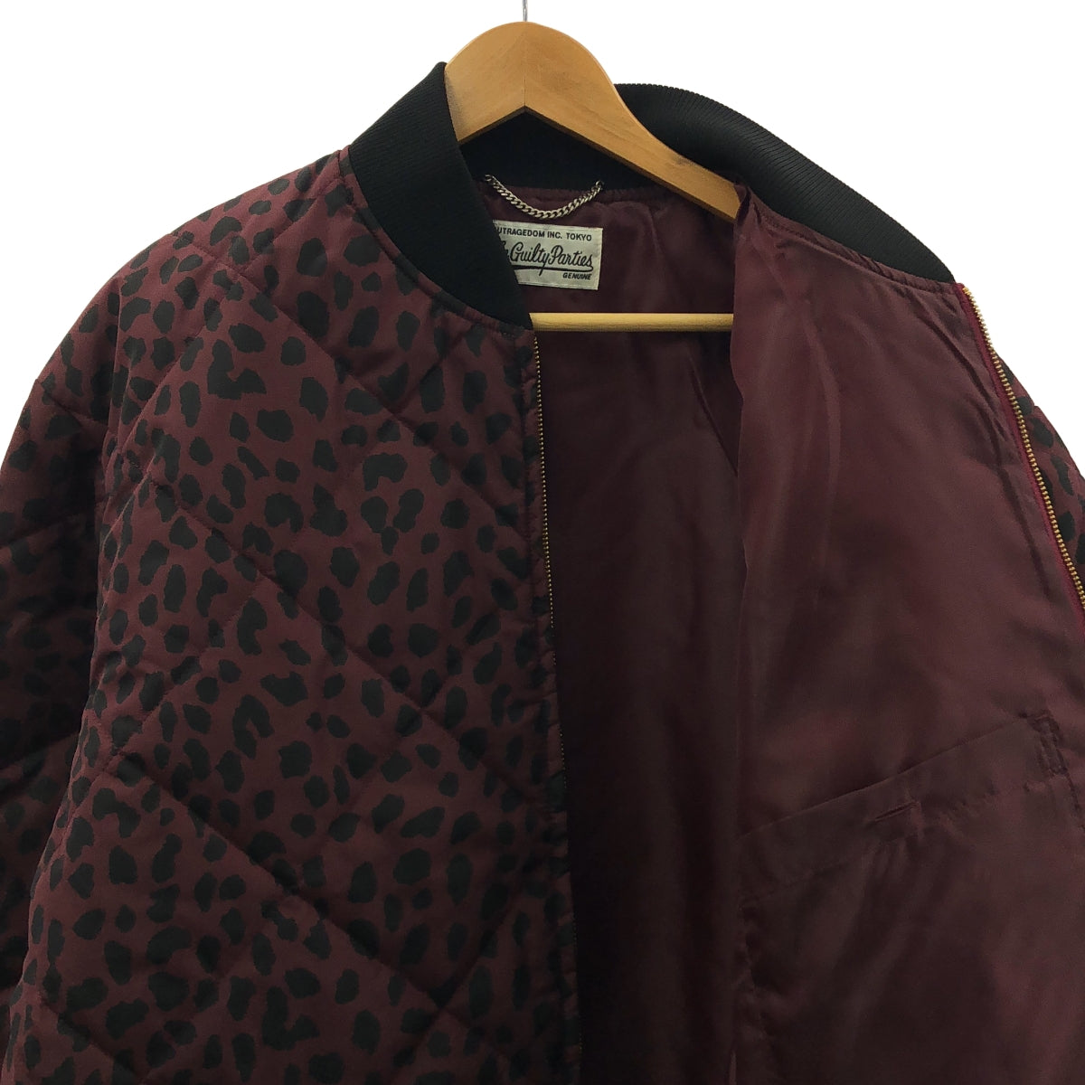 WACKO MARIA / 와코 마리아 | DICKIES / LEOPARD QUILTED JACKET 디키스 레오파드 퀼팅 재킷 | M | 남성