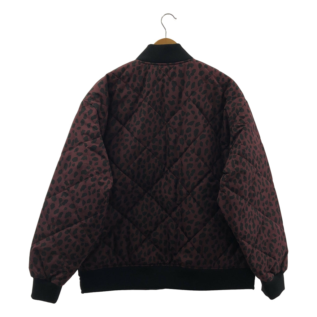 WACKO MARIA / 와코 마리아 | DICKIES / LEOPARD QUILTED JACKET 디키스 레오파드 퀼팅 재킷 | M | 남성
