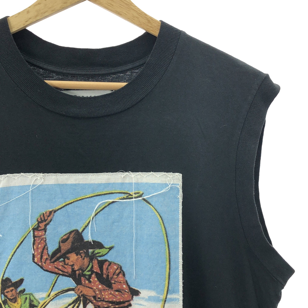Maison Margiela / メゾンマルジェラ | 2024SS | カウボーイ パッチ スリーブレス オーバーシルエット Tシャツ カットソー | XS | メンズ