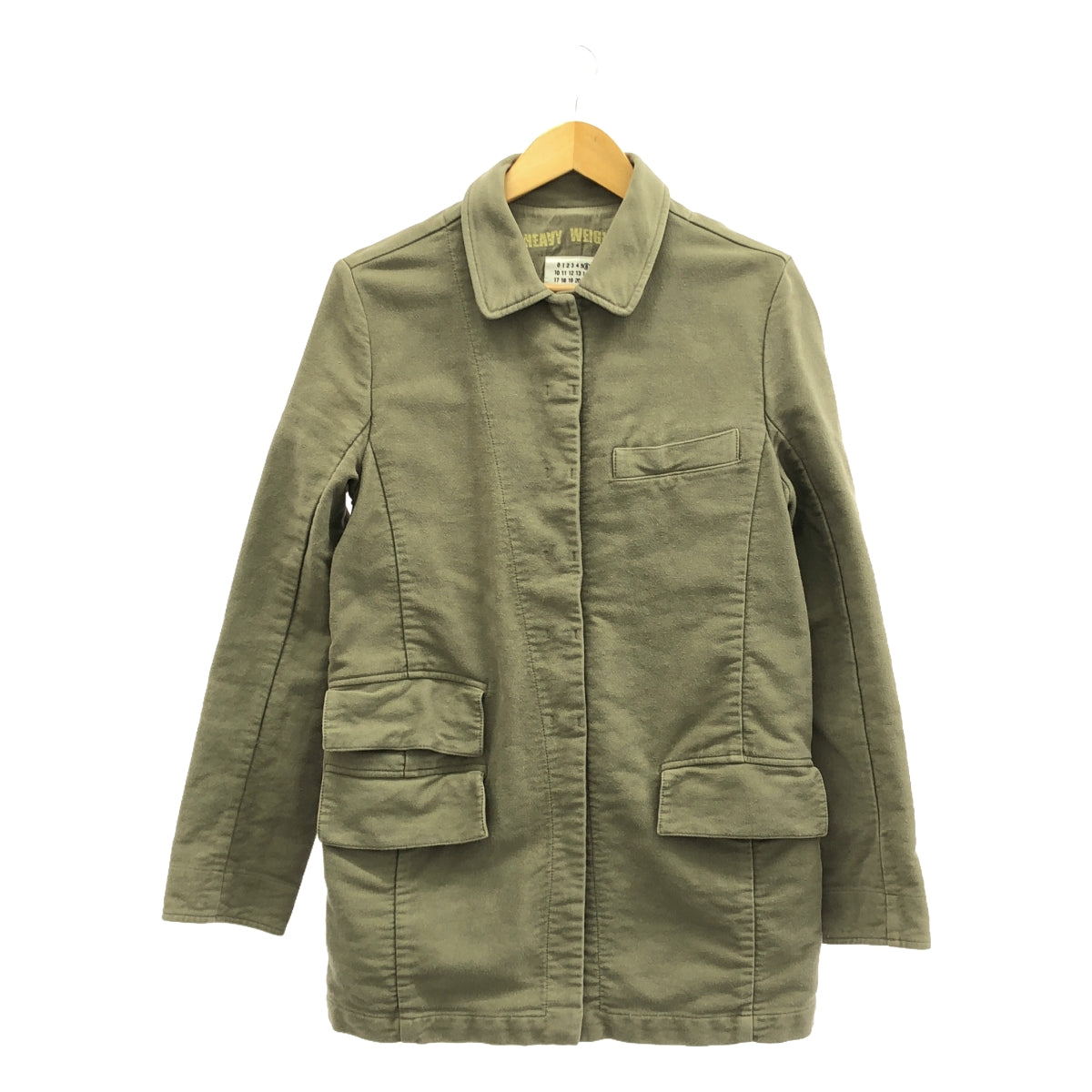 Martin Margiela / マルタンマルジェラ | 2003AW | heavy weight コットン カバーオールジャケット | 42 | カーキ | レディース