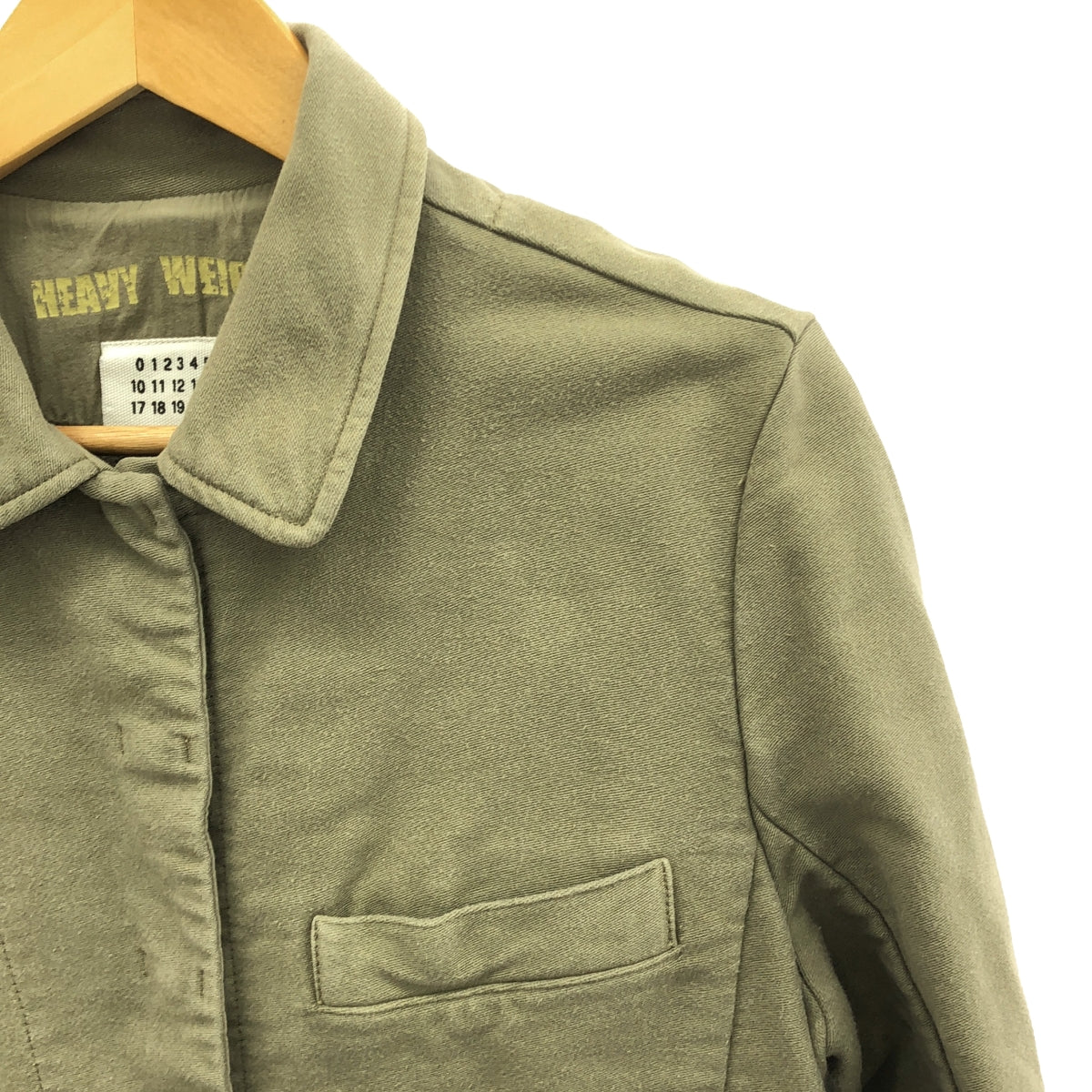 Martin Margiela / マルタンマルジェラ | 2003AW | heavy weight コットン カバーオールジャケット | 42 | カーキ | レディース
