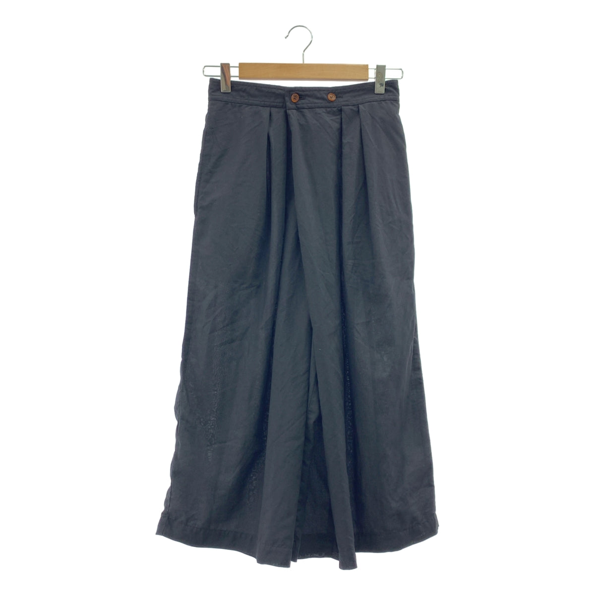 COMME des GARCONS | 2016 春夏系列 | 特別設計的雙褶後擺寬褲 | XS 碼 |