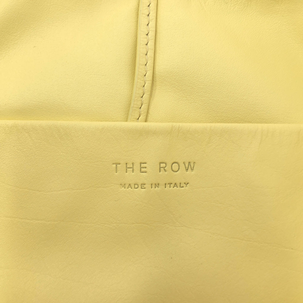 【成色極佳】THE ROW | PIM 皮革手提包 | 黃色 | 女士