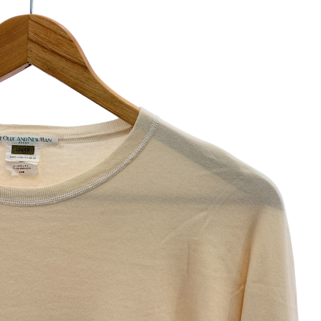 復古與現代兼具 | UNDER01 棉質圓領長袖上衣 |