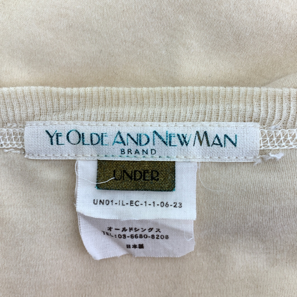 復古與現代兼具 | UNDER01 棉質圓領長袖上衣 |