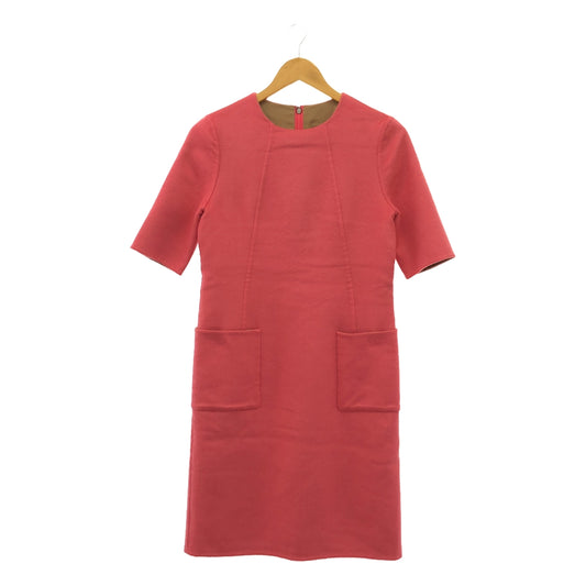 LANVIN | Crewneck short sleeve dress | 38 | Pink | Women's