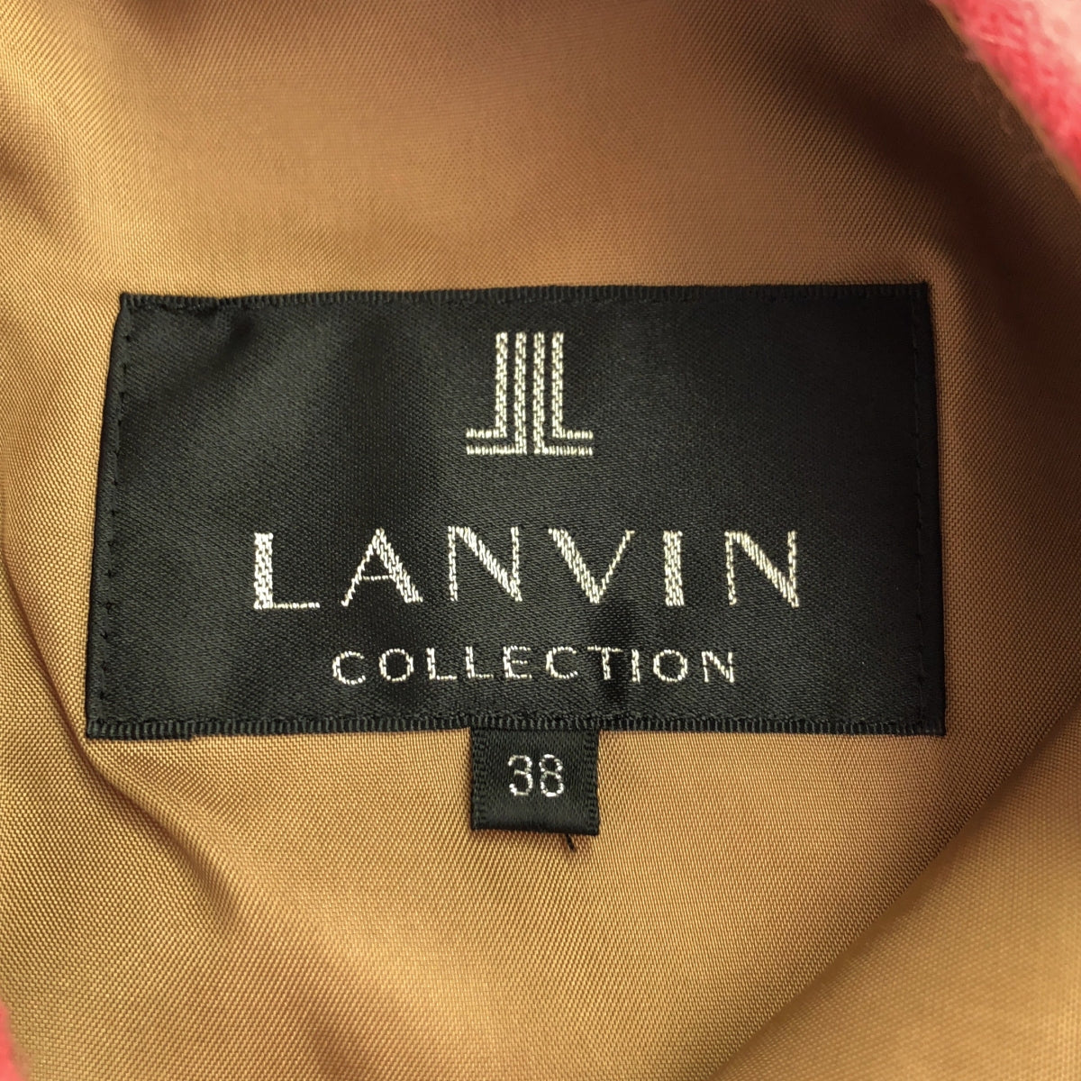 LANVIN / ランバン | クルーネック ショートスリーブワンピース | 38 | ピンク | レディース