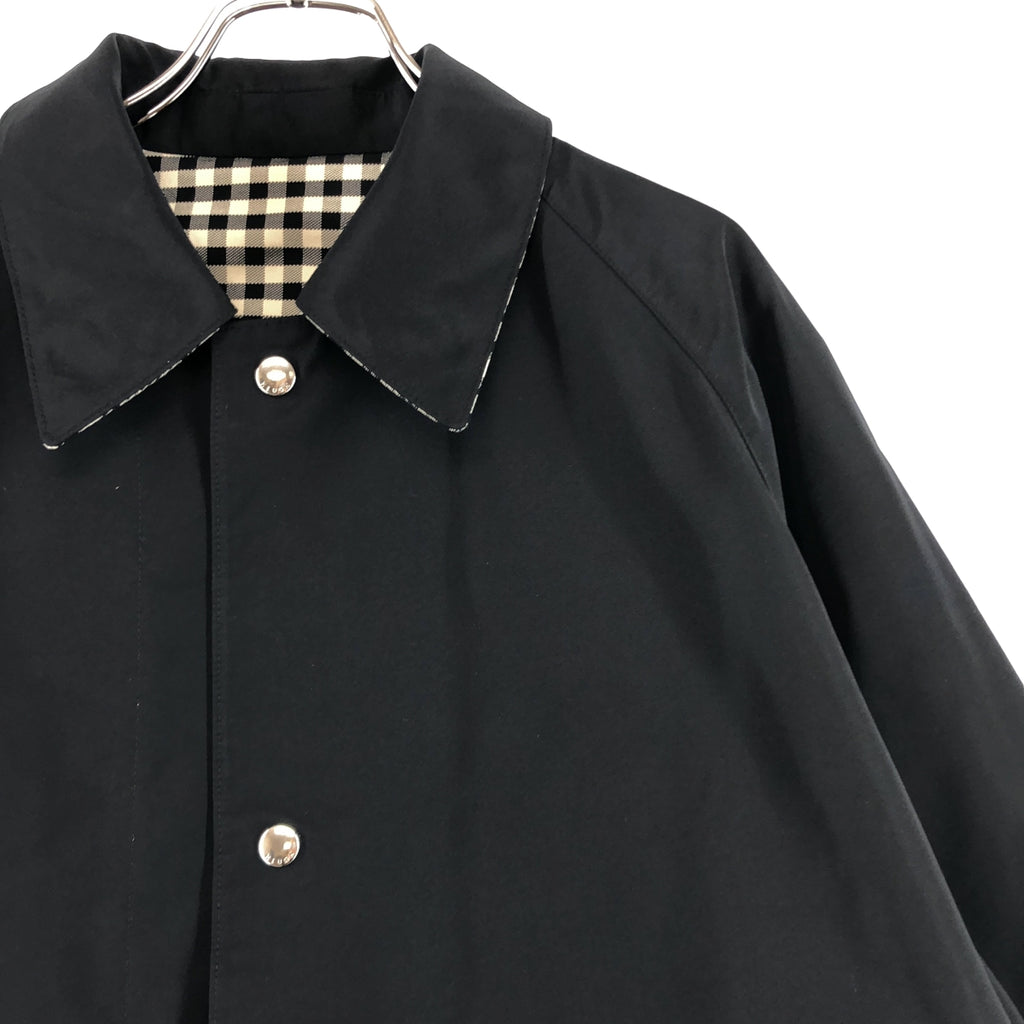 【美品】 HEUGN / 裕瑾 | Laurence 勞倫斯 棉質 絲綢 雙面穿 立領大衣 | 3 | 男士