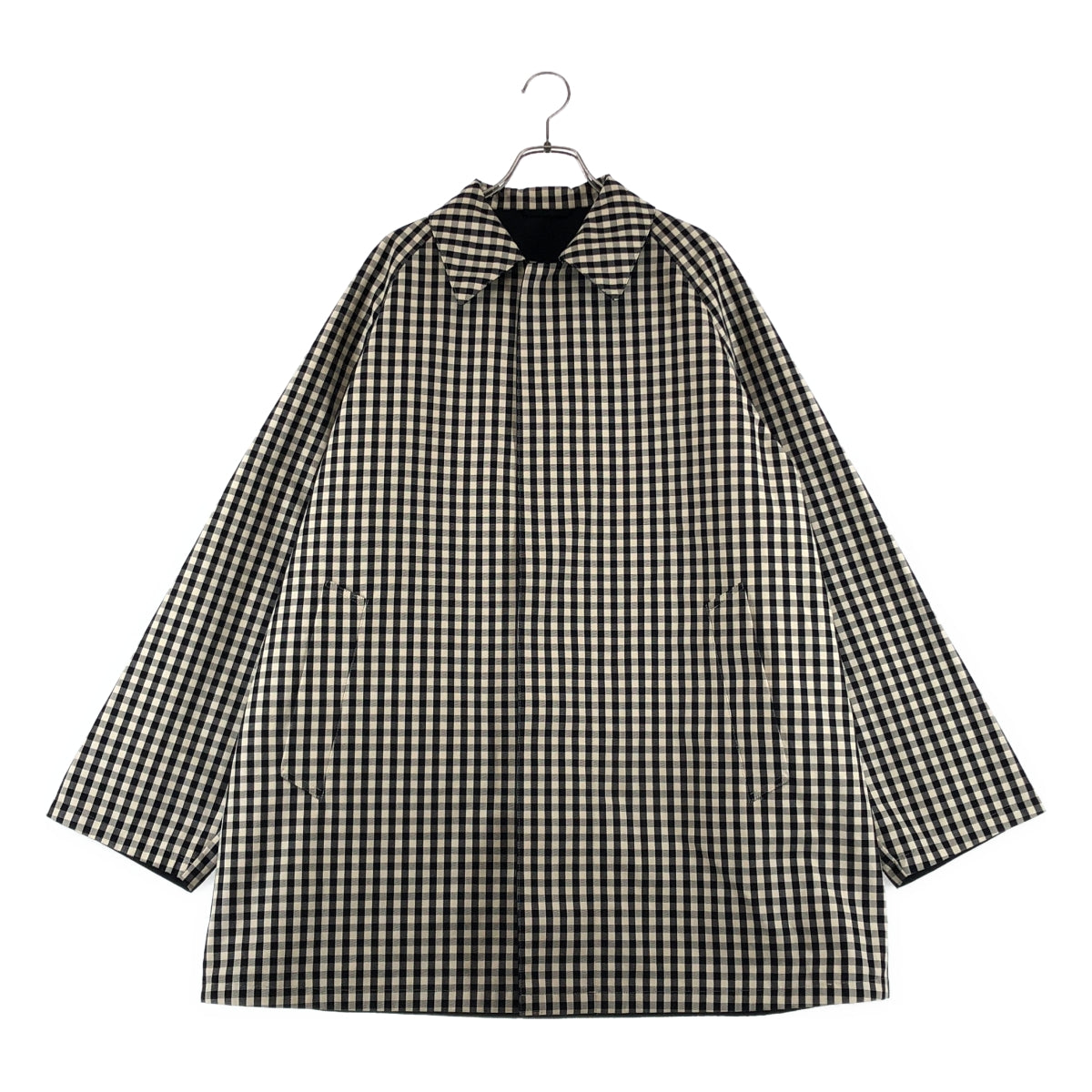 【미품】 HEUGN / 유겐 | Laurence 로렌스 코튼 실크 리버서블 스탠드 칼라 코트 | 3 | 남성