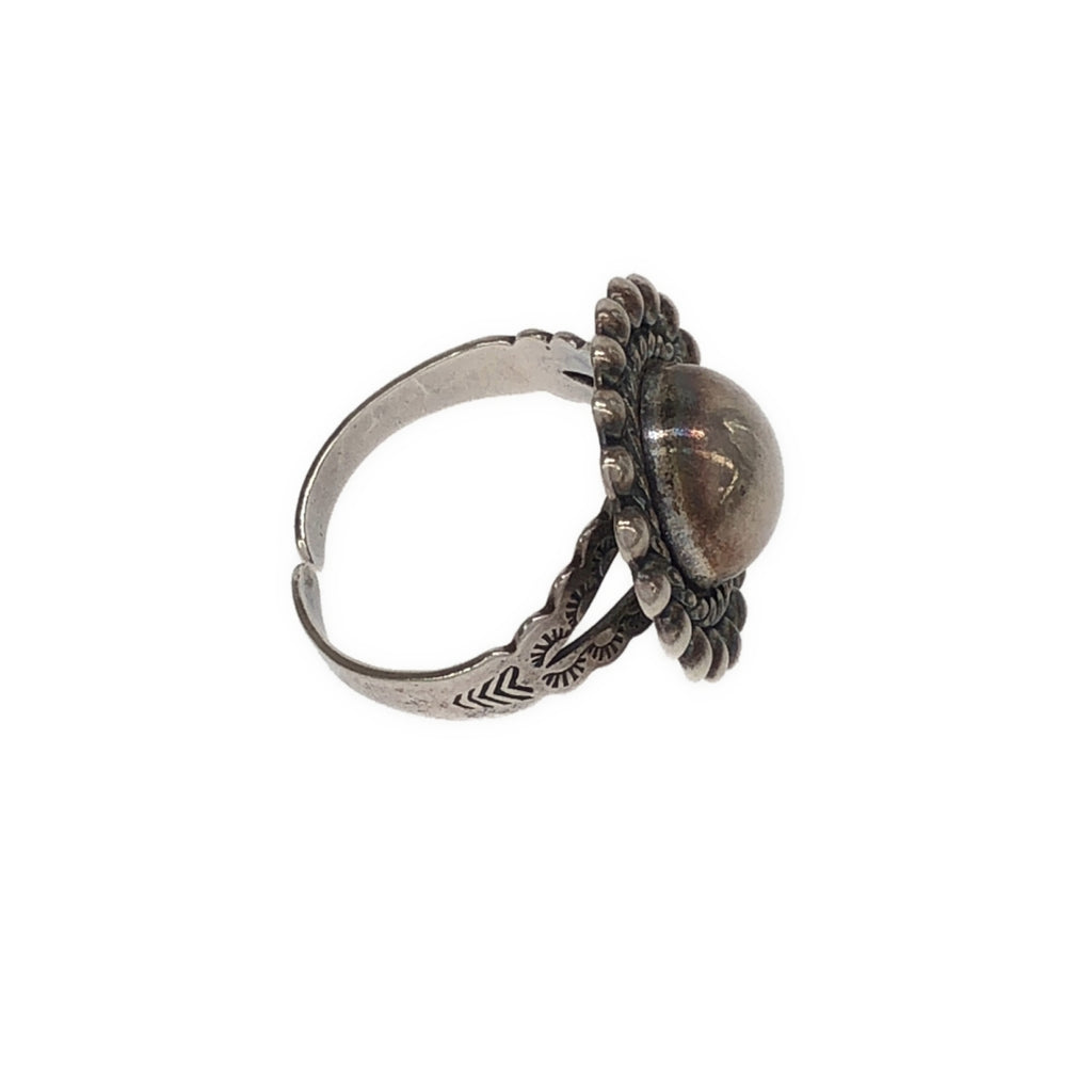 Indian Jewelry / インディアンジュエリー | コンチョ ボール シルバー リング | F | メンズ