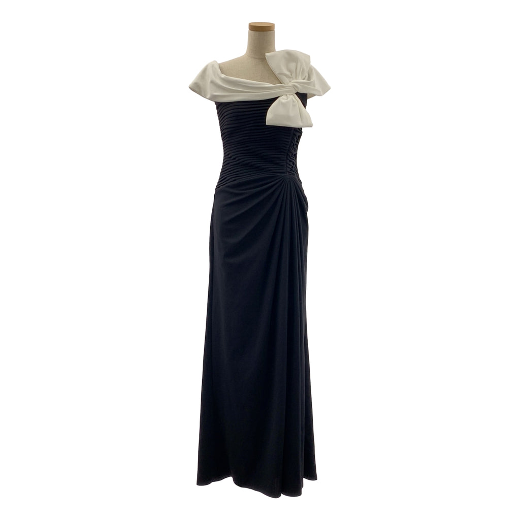 TADASHI SHOJI / 타다시 쇼지 | DARINA DRAPED BOW GOWN 리본 주름 드레이프 원피스 | XS |