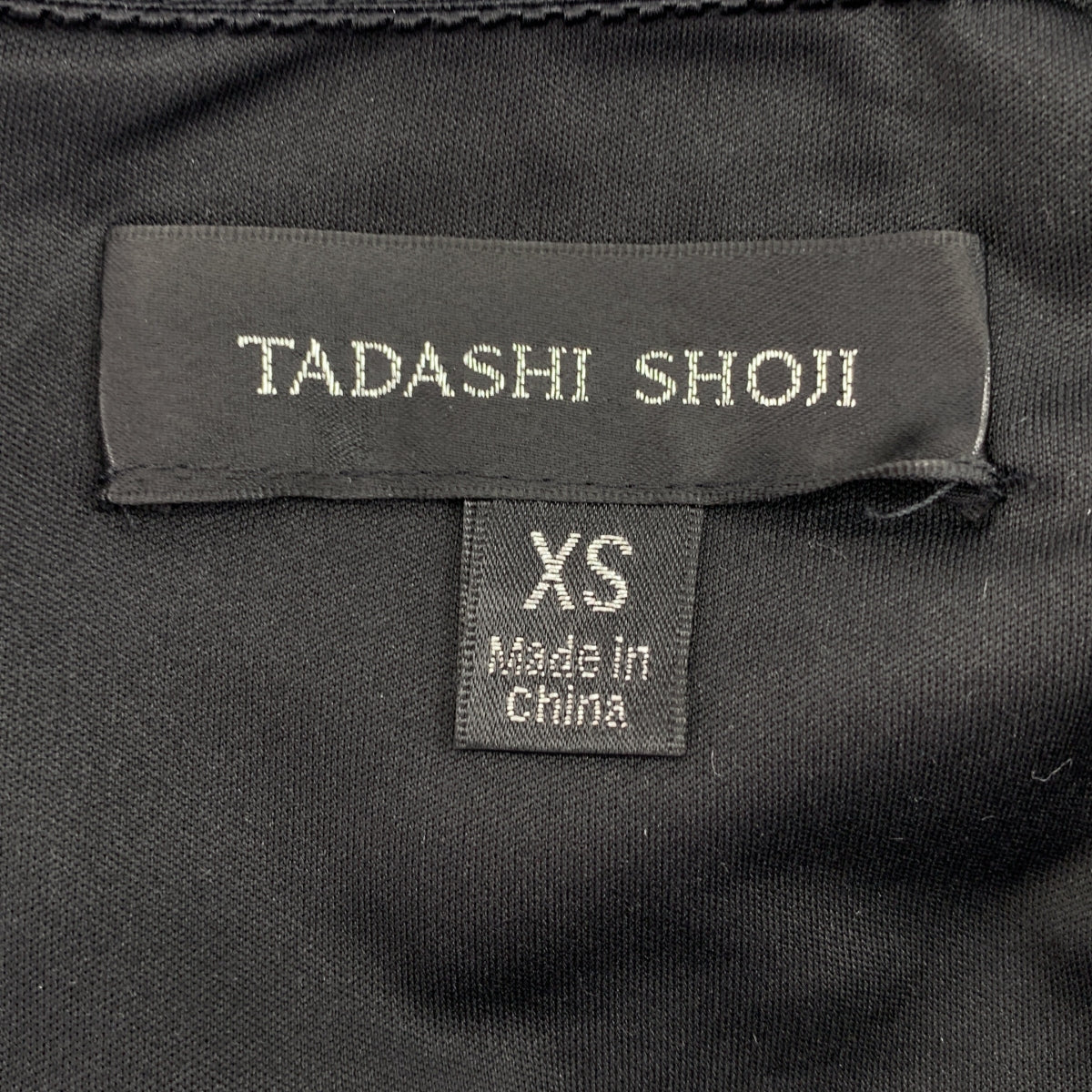TADASHI SHOJI / 타다시 쇼지 | DARINA DRAPED BOW GOWN 리본 주름 드레이프 원피스 | XS |